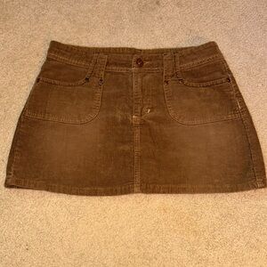 Bongo corduroy brown skirt